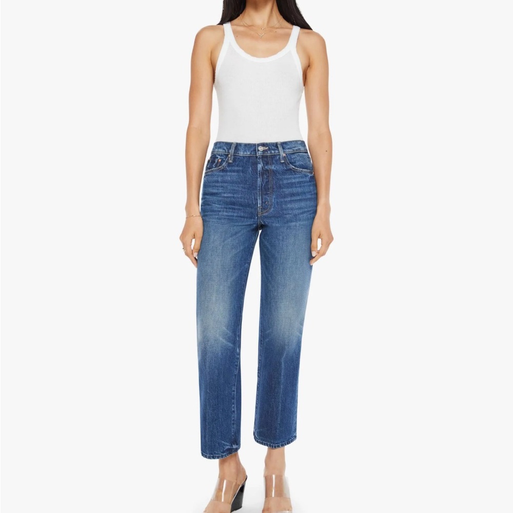 MOTHER Rambler Ankle Jean in Well Stacked